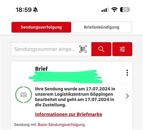 dhl sendung zustellung.